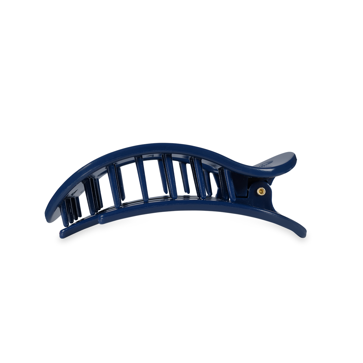 Flat Round Hair Clip | Medium | Atlanta Braves