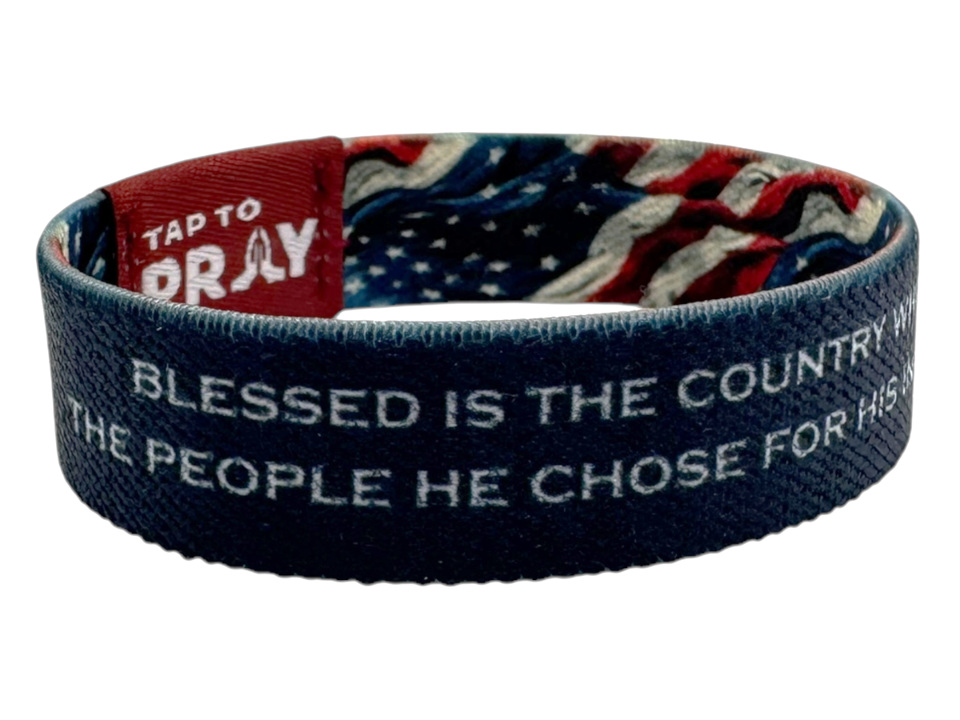 Tap To Pray™ Wristbands - Patriot