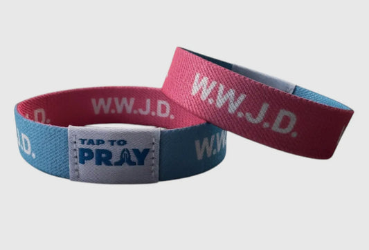 Blue and Pink WWJD