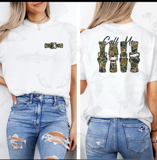 Unisex call me tee
