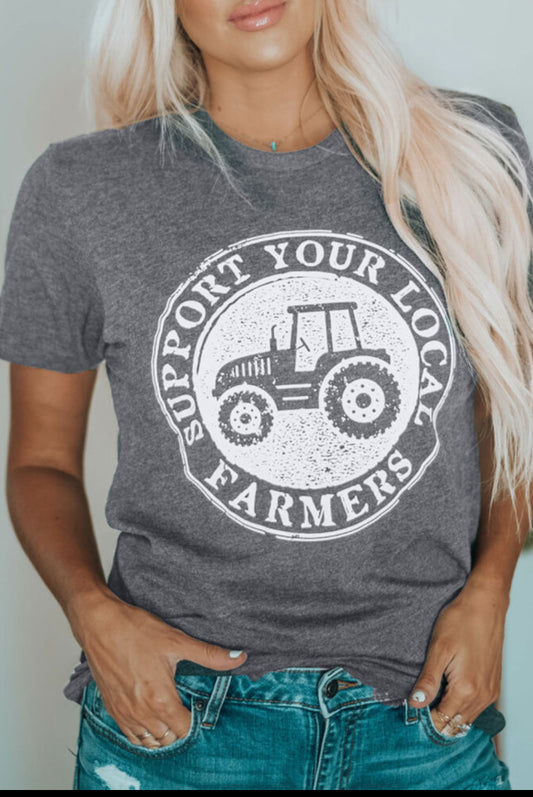 Support your local farmer tee