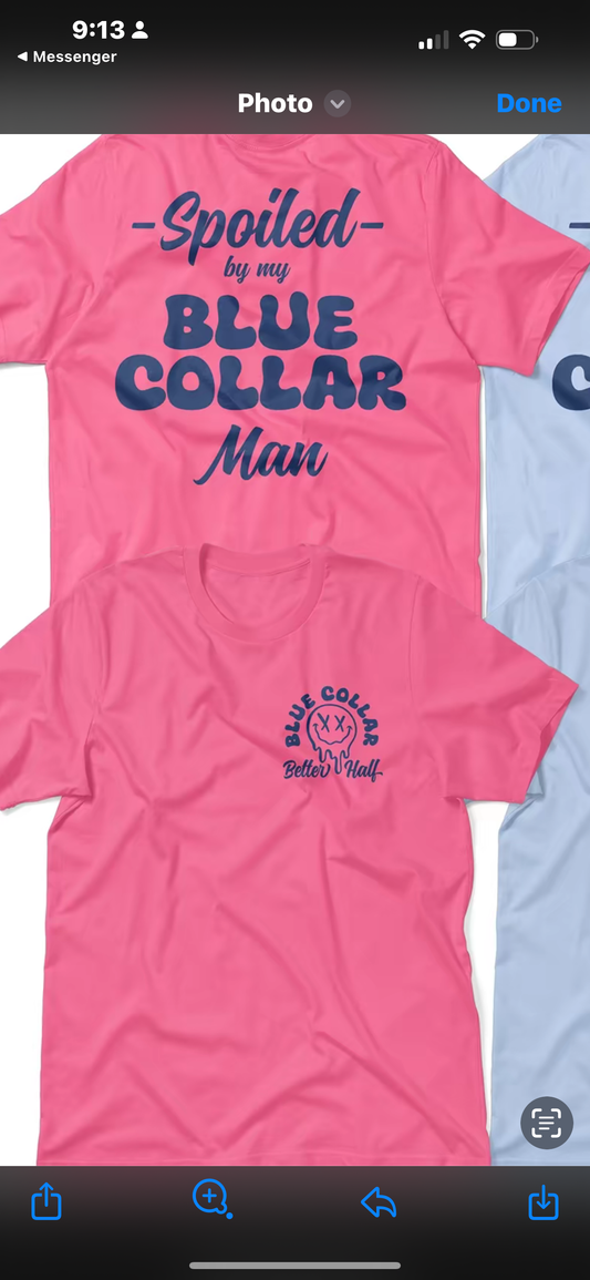 Spoiled by Blue color man