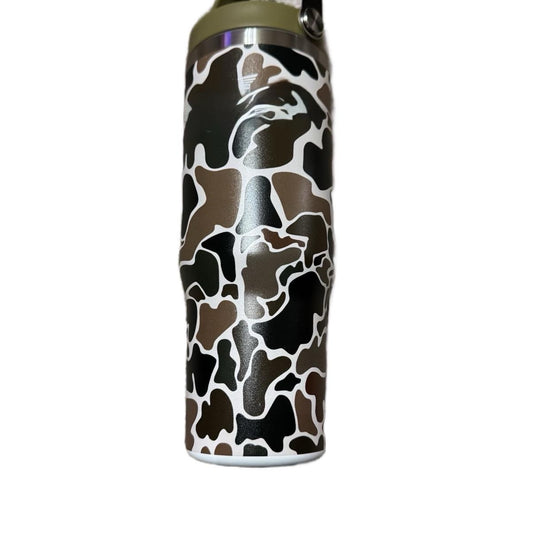 30 oz flip top lid camo cup