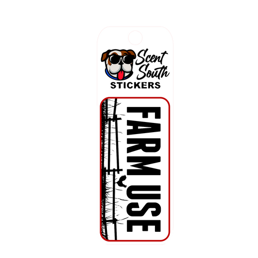 Farm use - sticker